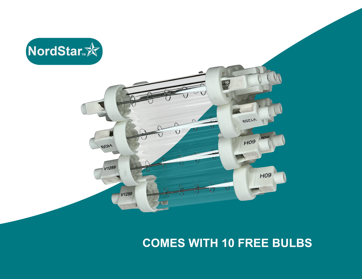 Nordstar Heated Gantry Double Tier Chefs Rack Overshelf 1800mm 6 Quartz Lamp | DTG1800 Heated Gantry Chef's Rack Nordstar