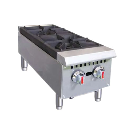 Hamoki 2 Burner Gas Cooking Boiling Hob Top - 101101 Commercial Boiling Tops & Gas Hobs Hamoki
