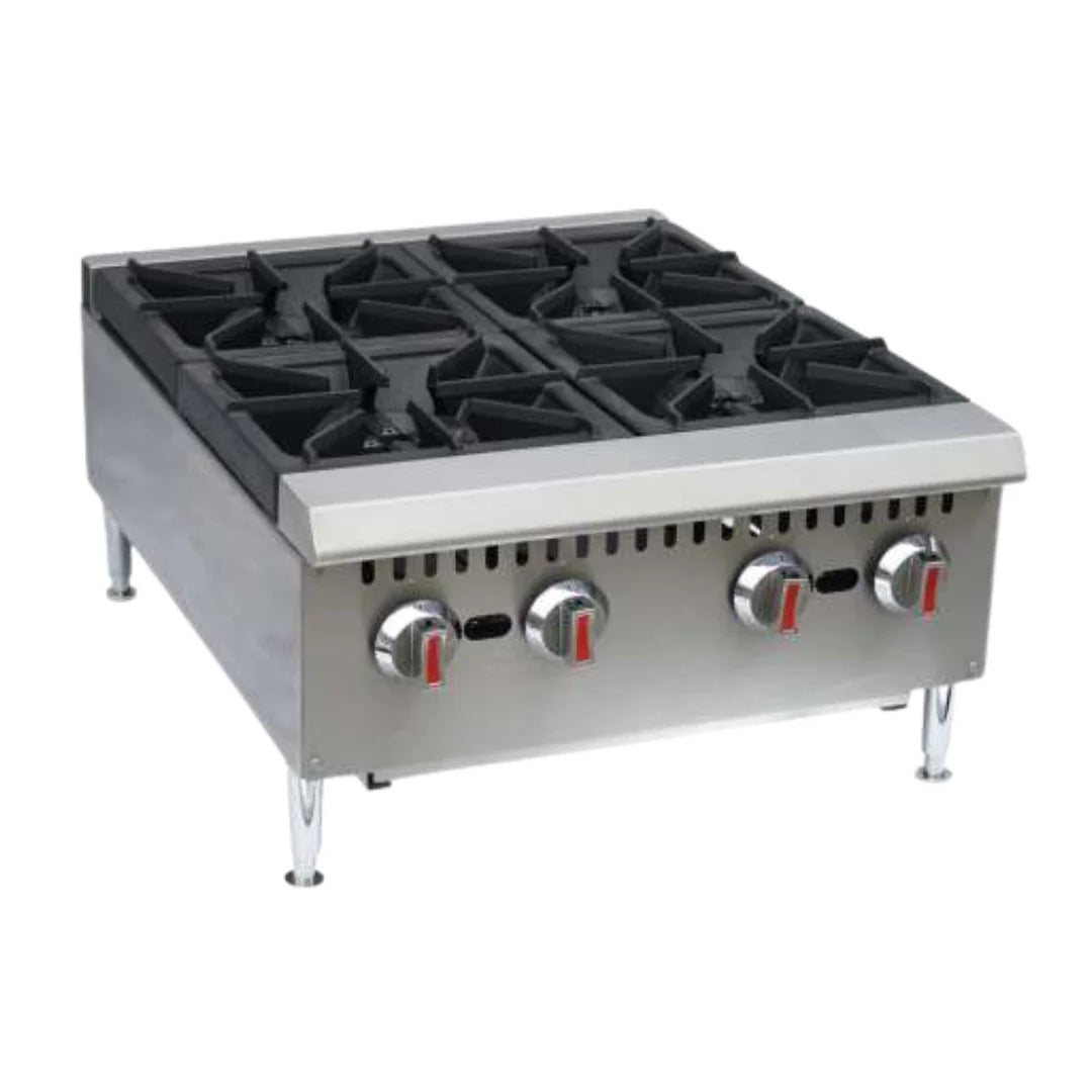Hamoki 4 Burner Gas Cooking Boiling Hob Top - 101102 Commercial Boiling Tops & Gas Hobs Hamoki