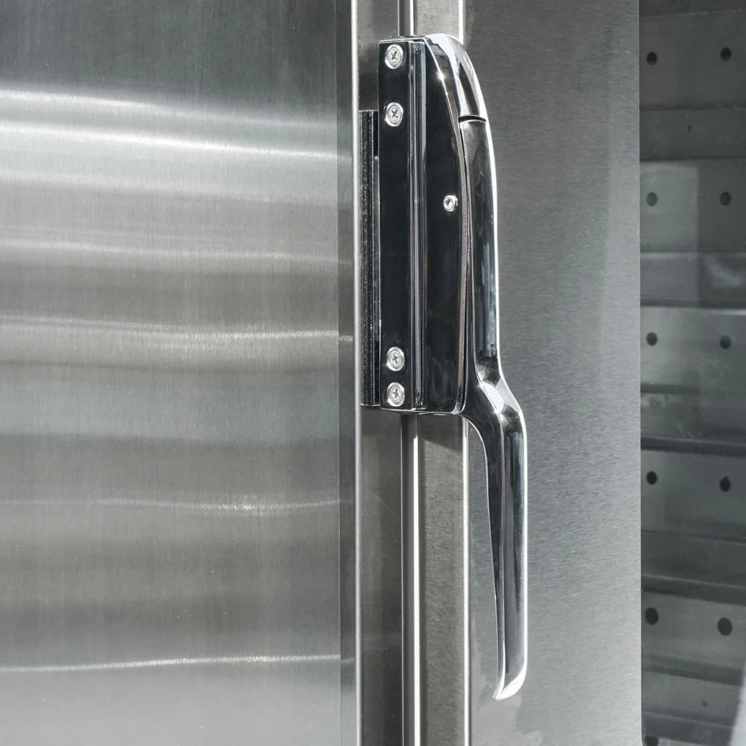 Hamoki Mobile Hot Holding Cabinet 2 Tier Pass Through With Humidity - 14 Shelves | 101108 Food Warming Drawers Hamoki