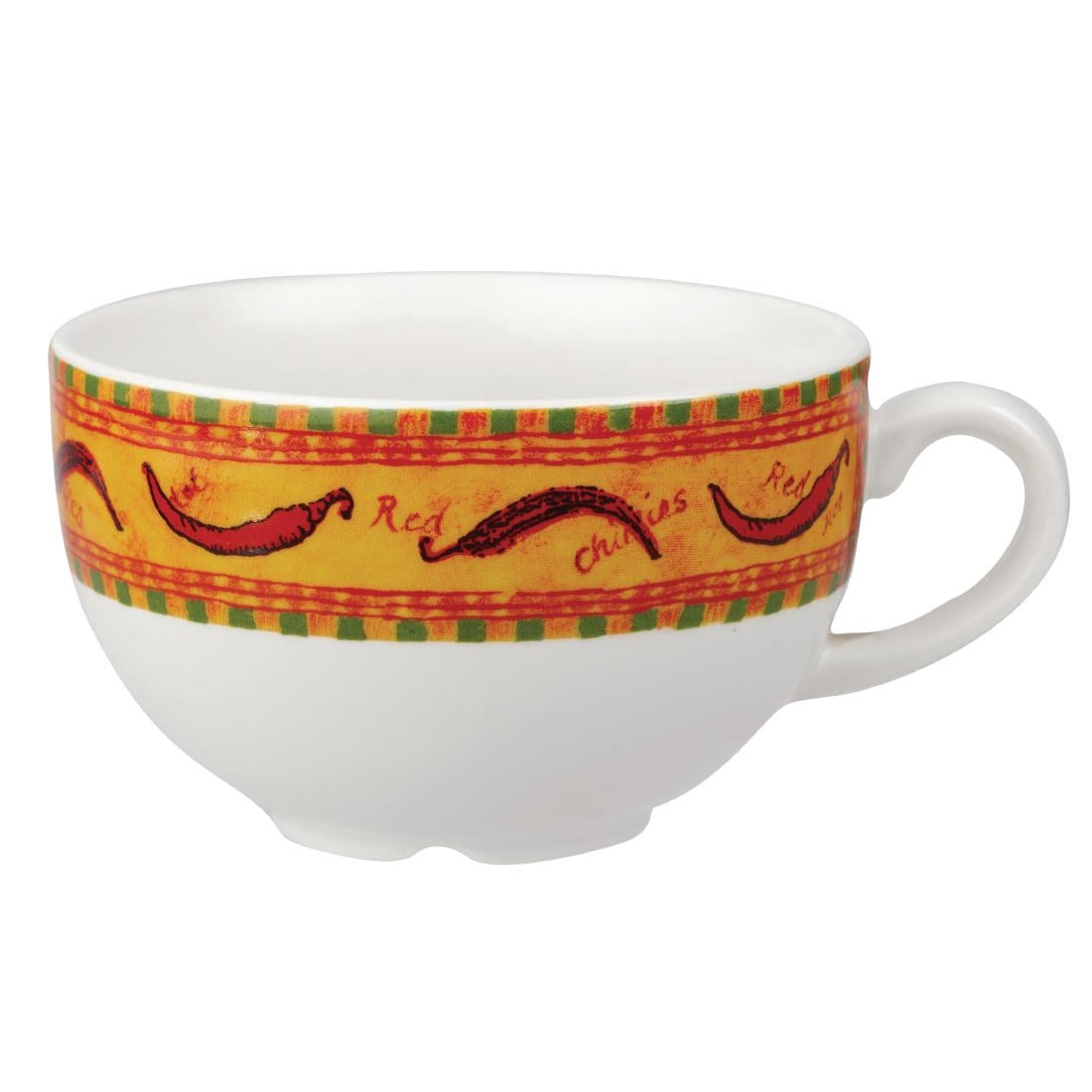 Churchill Salsa Cappuccino Cups 284ml (Pack of 24) - CA607 Cups and Mugs Churchill