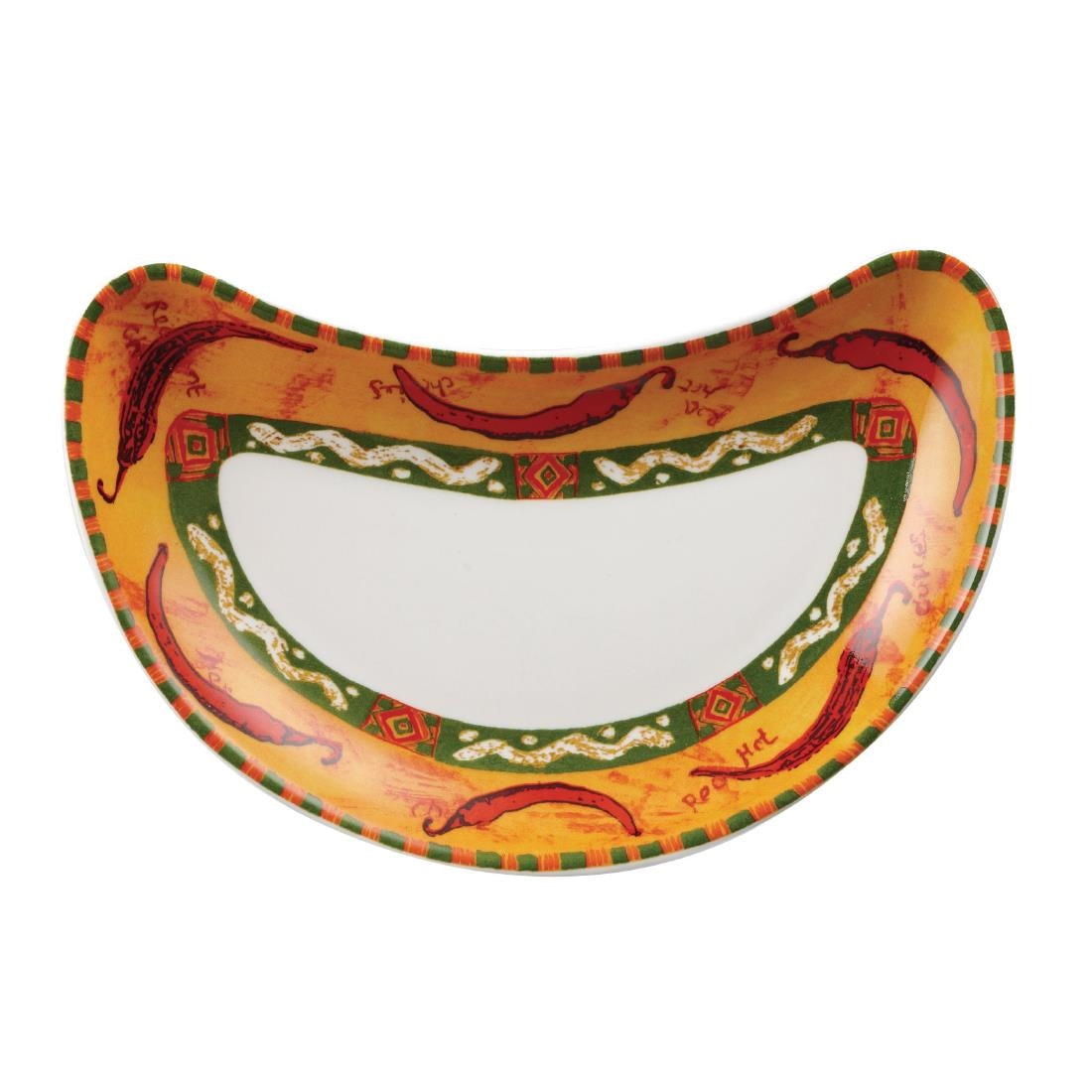 Churchill Salsa Crescent Salad Plates (Pack of 12) - CA615 Plates Churchill