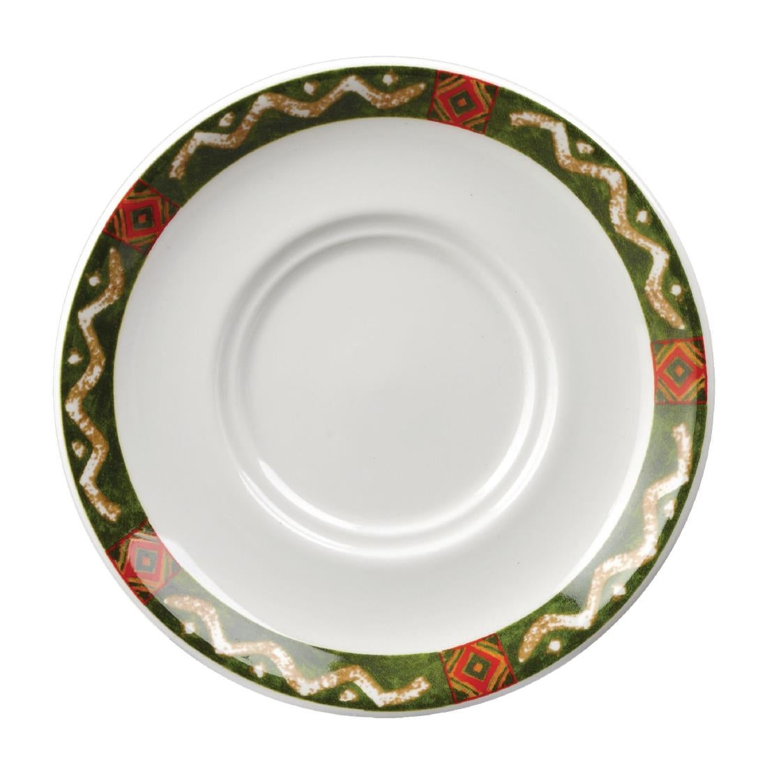 Churchill Salsa Maple Tea Saucers (Pack of 24) - CA619 Churchill Super Vitrified Churchill