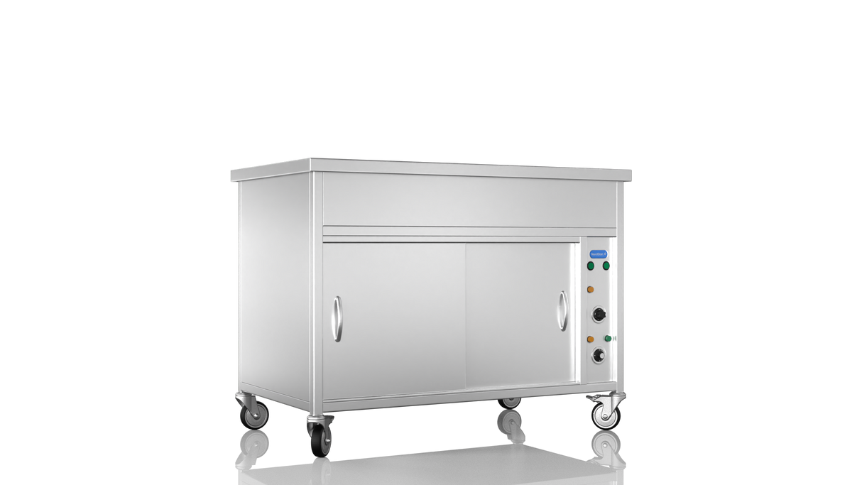 Nordstar Hot Cupboard With Bain Marie 3 x 1/1GN Dry Heat | NSHCBM1200 Hot Cupboards Nordstar