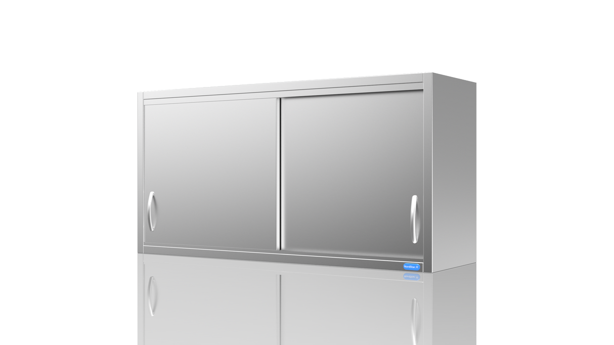 Nordstar Stainless Steel Wall Cupboard 1200mm Wide | NSWC1200 Stainless Steel Wall Cupboards Nordstar