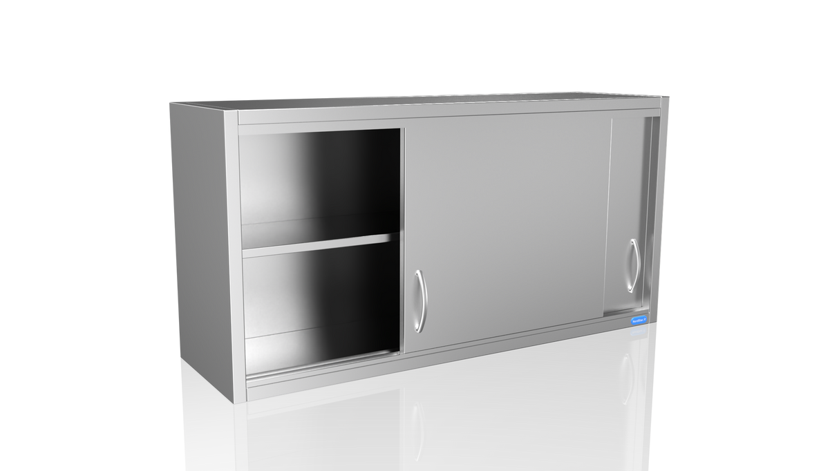 Nordstar Stainless Steel Wall Cupboard 1200mm Wide | NSWC1200 Stainless Steel Wall Cupboards Nordstar