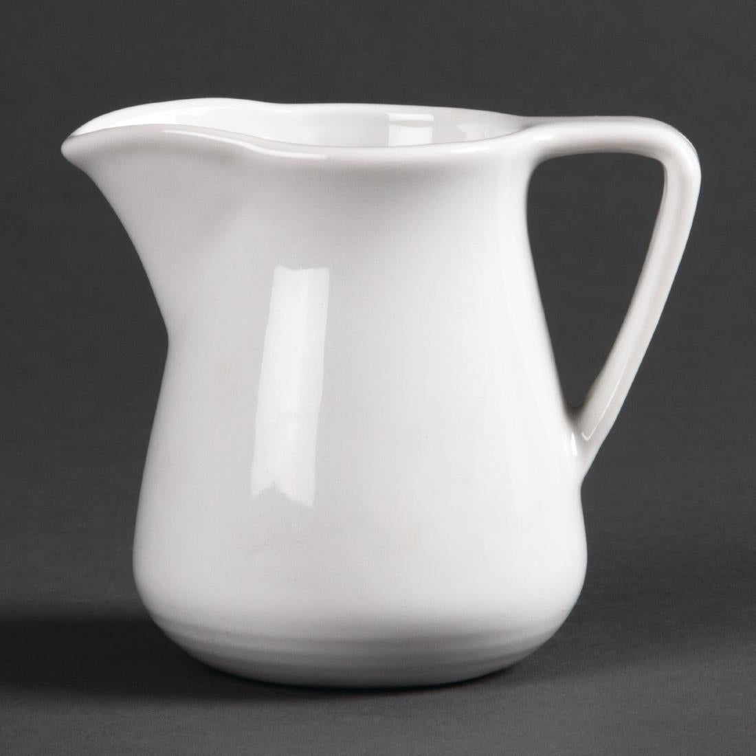Olympia Linear Cream Jugs 142ml (Pack of 12) - U097 Olympia Crockery Olympia