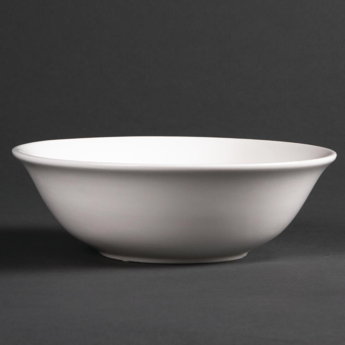 Olympia Lumina Cereal Bowls White 160mm (Pack of 6) - CD638 Olympia
