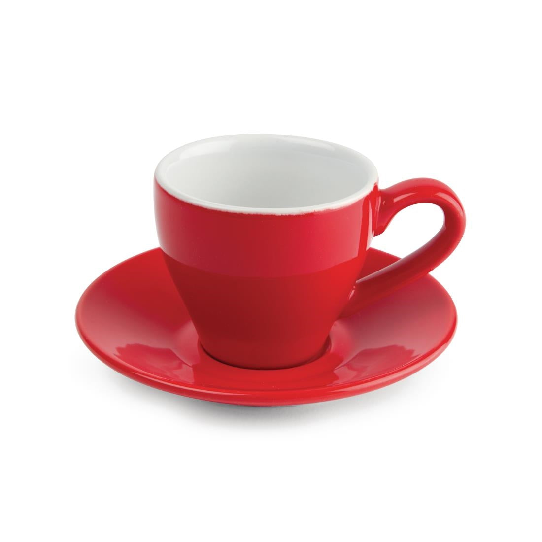 Olympia Cafe Espresso Cup Red - 100ml 3.38fl oz (Box 12) - GK070 Cups and Mugs Olympia