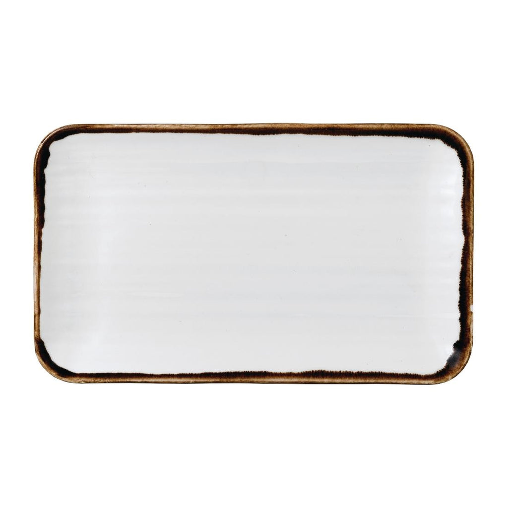 Dudson Harvest Natural Rectangular Plate 275mm (Pack of 12) - FJ757 Plates Churchill