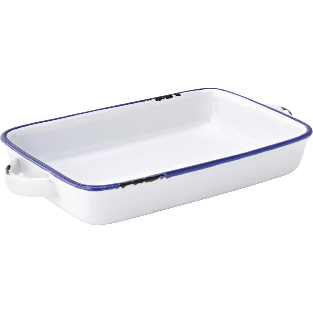 Utopia Avebury Blue Large Rectangular Dish 220mm (Pack of 12) - GM076 Utopia Crockery Utopia