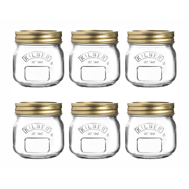 Kilner Preserve Jars 250ml (Pack of 6) - CZ877 Kilner