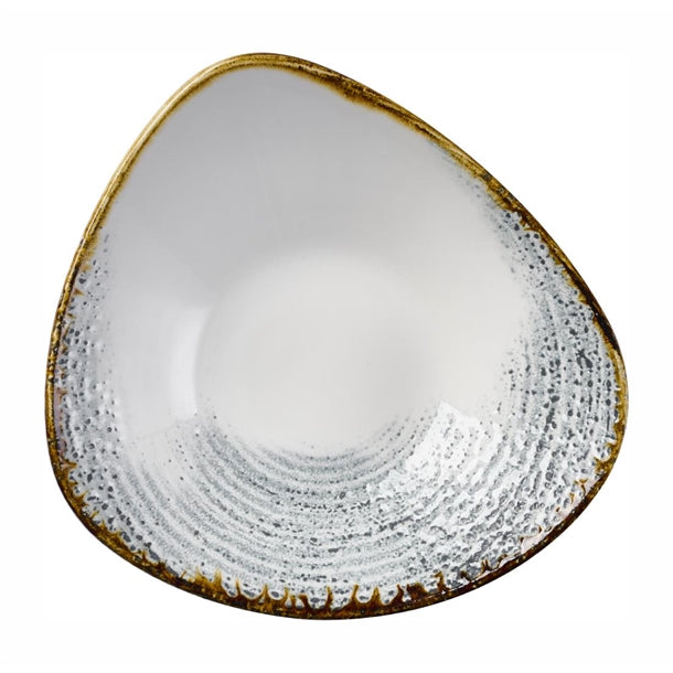 Churchill Homespun Accents Grey Triangle Bowl 235mm (Pack of 12) - DX105 Bowls Churchill