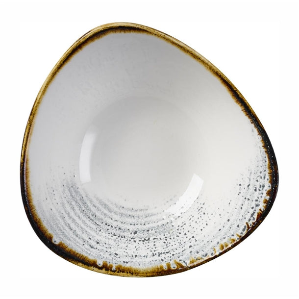 Churchill Homespun Accents Grey Triangle Bowl 185mm (Pack of 12) - DX106 Bowls Churchill