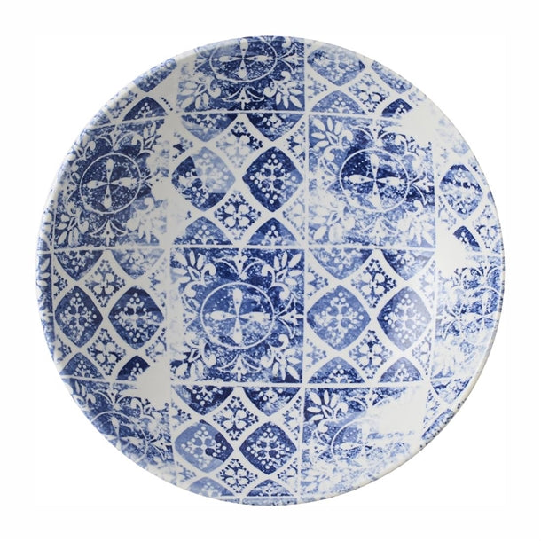 Churchill The Maker's Collection Porto Blue Coupe Bowl 200mm (Pack of 12) - DX152  Dudson