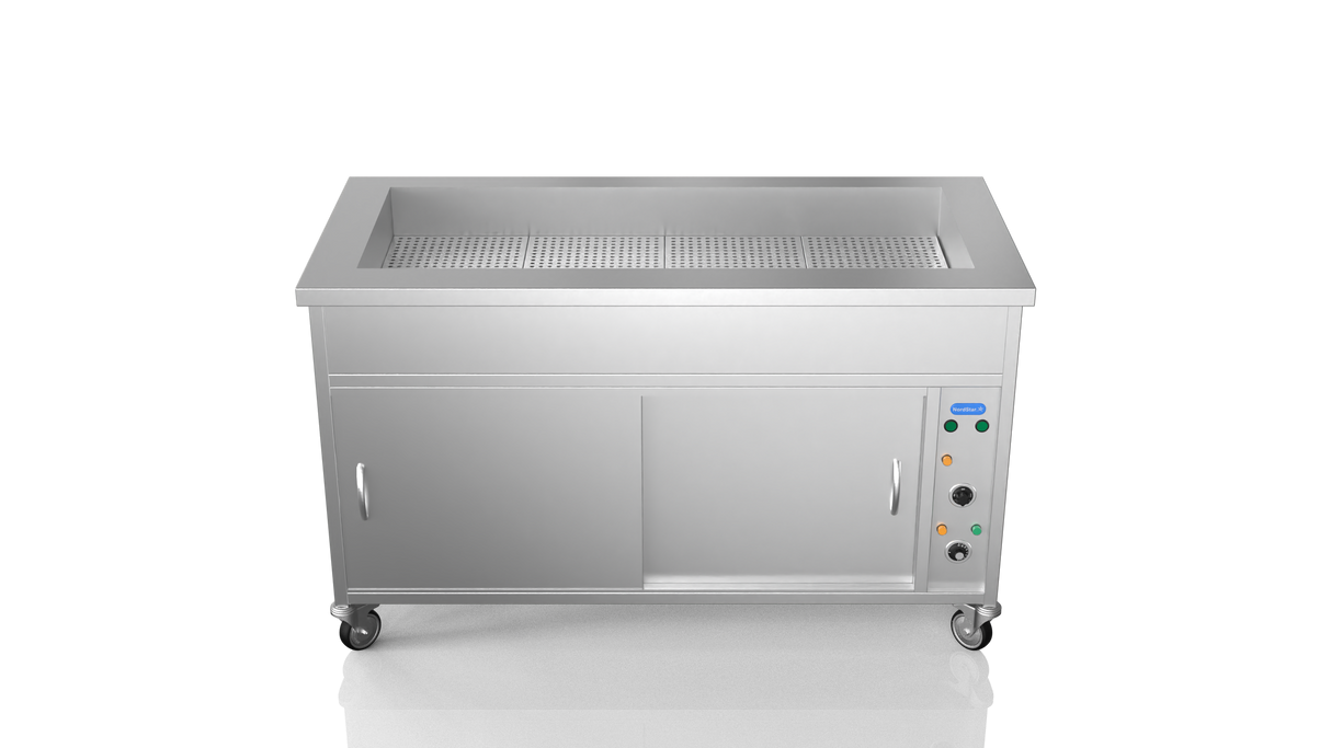 Nordstar Hot Cupboard With Bain Marie 4 x 1/1GN Dry Heat | NSHCBM1500 Hot Cupboards Nordstar