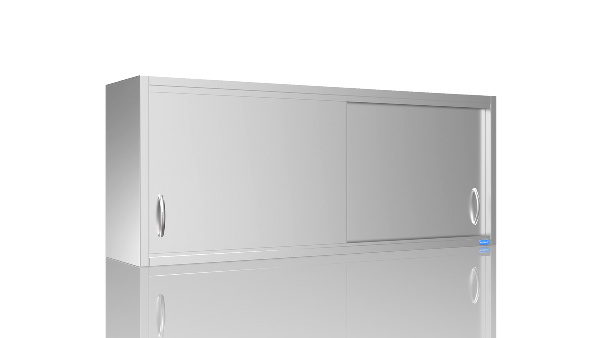 Nordstar Stainless Steel Wall Cupboard 1500mm Wide | NSWC1500 Stainless Steel Wall Cupboards Nordstar