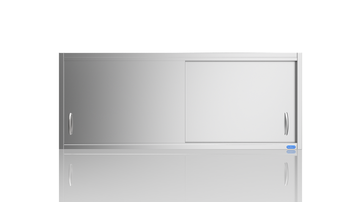 Nordstar Stainless Steel Wall Cupboard 1500mm Wide | NSWC1500 Stainless Steel Wall Cupboards Nordstar
