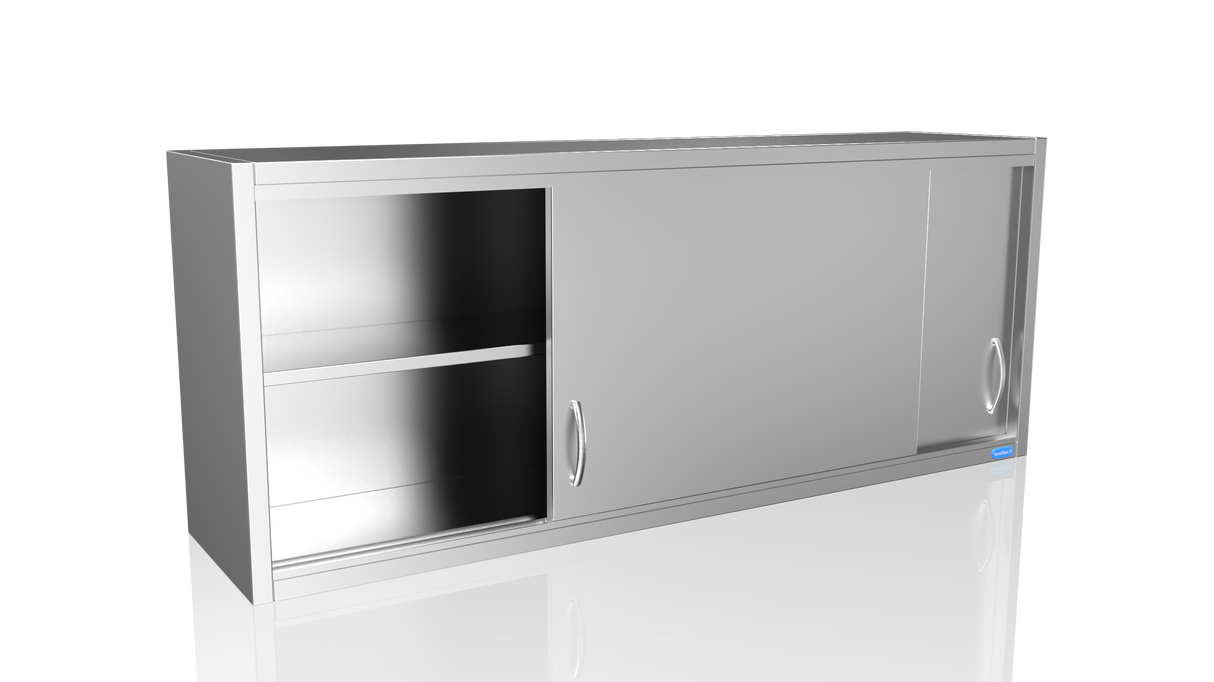 Nordstar Stainless Steel Wall Cupboard 1500mm Wide | NSWC1500 Stainless Steel Wall Cupboards Nordstar