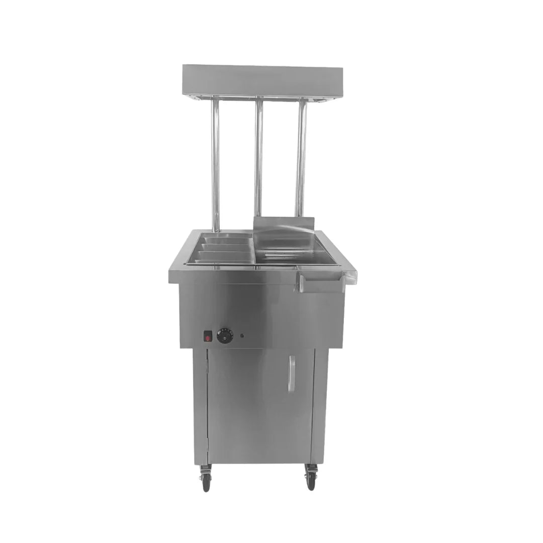 Empire Electric Chip Dump Scuttle Fries Station - Commercial Freestanding Warmer & Holding Unit | EMP-FSCD Chip Scuttles & Dumps Bag Stations Empire