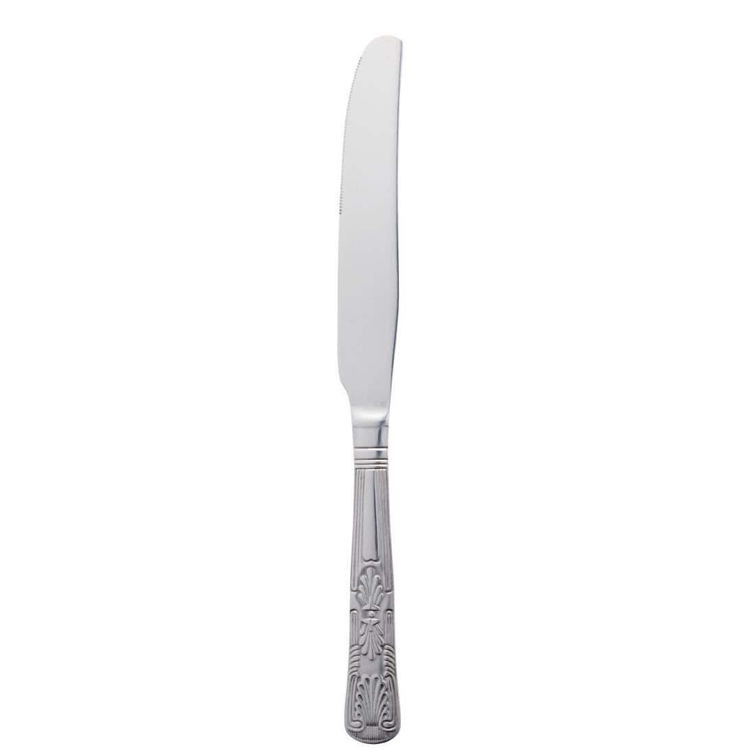 Olympia Kings Solid Handle Table Knife (Pack of 12) - D682 Table Knives Olympia