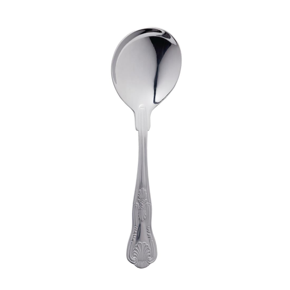 Olympia Kings Soup Spoon (Pack of 12) - D688 Spoons Olympia
