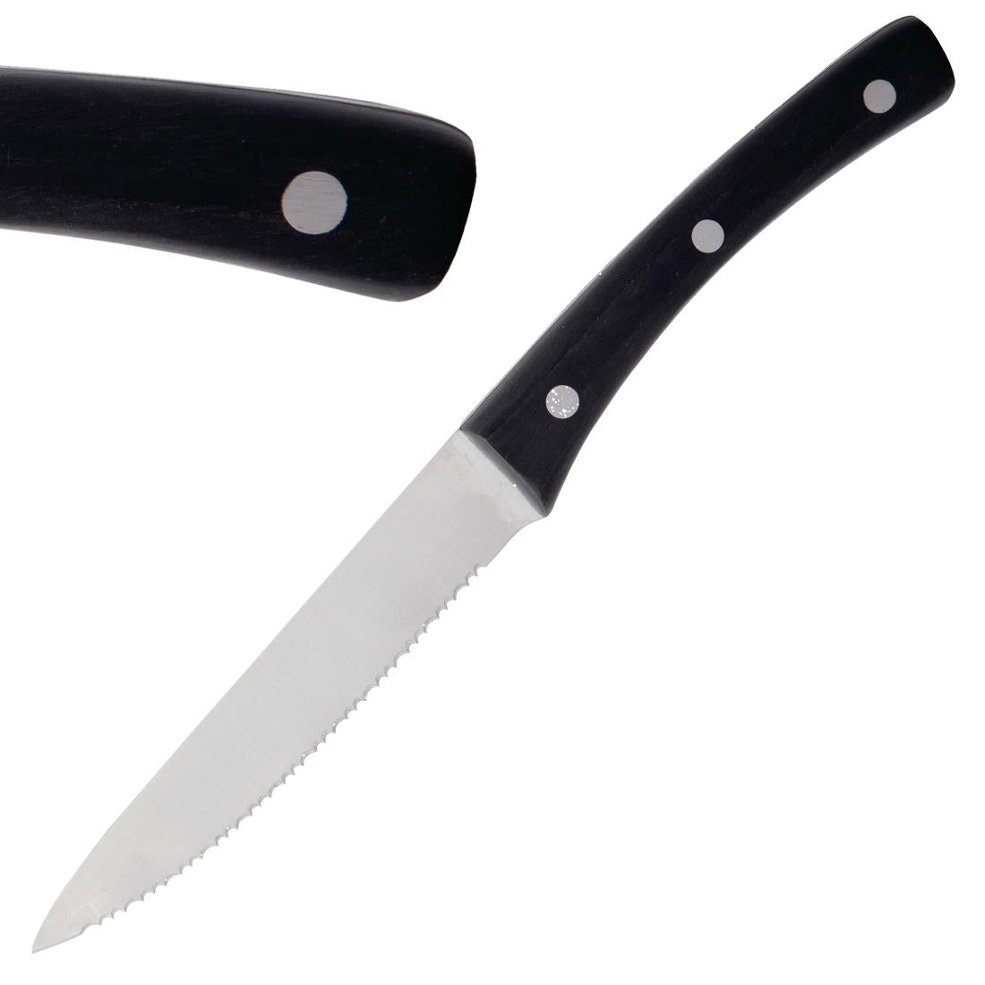 Abert Angus Steak Knives (Pack of 12) - GC651 Abert