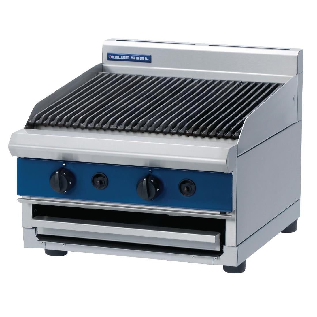 Blue Seal Countertop Chargrill Natural Gas G594-B - CN257-N Charcoal Grills Blue Seal