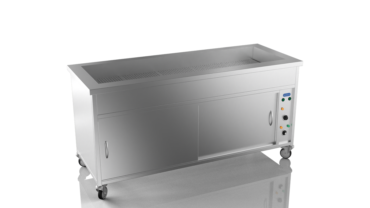 Nordstar Hot Cupboard With Bain Marie 5 x 1/1GN Dry Heat | NSHCBM1800 Hot Cupboards Nordstar