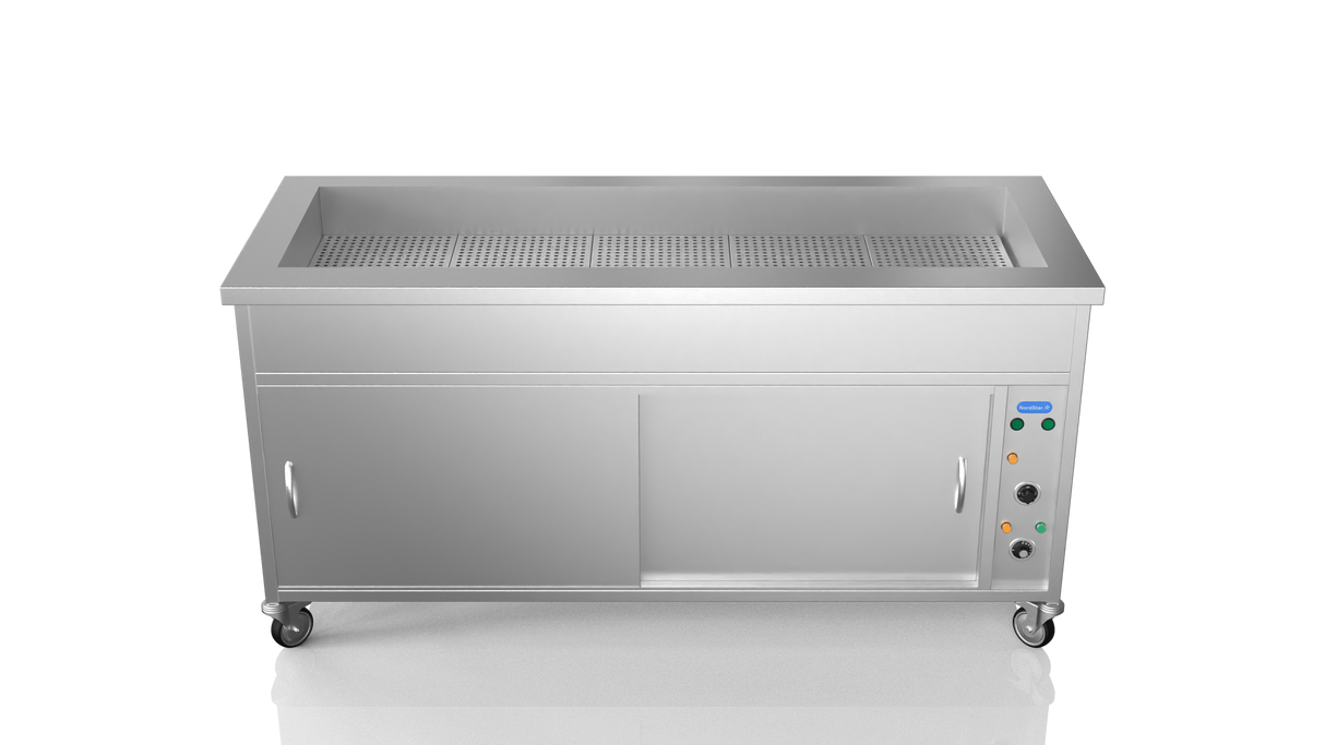 Nordstar Hot Cupboard With Bain Marie 5 x 1/1GN Dry Heat | NSHCBM1800 Hot Cupboards Nordstar
