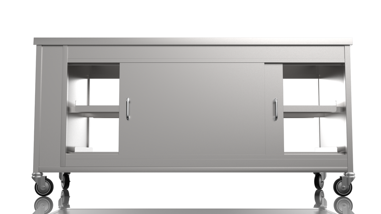 Nordstar Mobile Pass Through Hot Cupboard Flat Top Servery 1800mm | HC1800P Hot Cupboards Nordstar