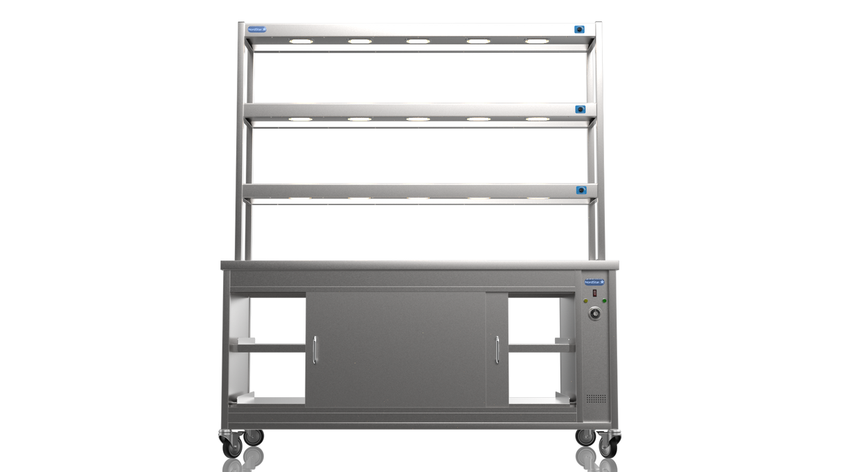 Nordstar Pass Through Hot Cupboard With Triple Tier Gantry Chef Pass 1800mm | TTC1800P Hot Cupboards Nordstar