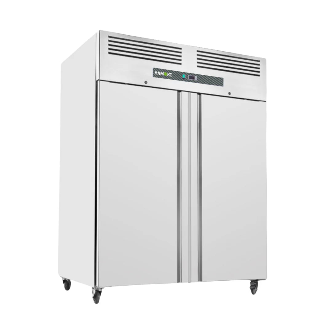 Hamoki Upright Refrigerated Double Door Vertical Cabinet 935L - 221007 Refrigeration Uprights - Double Door Hamoki