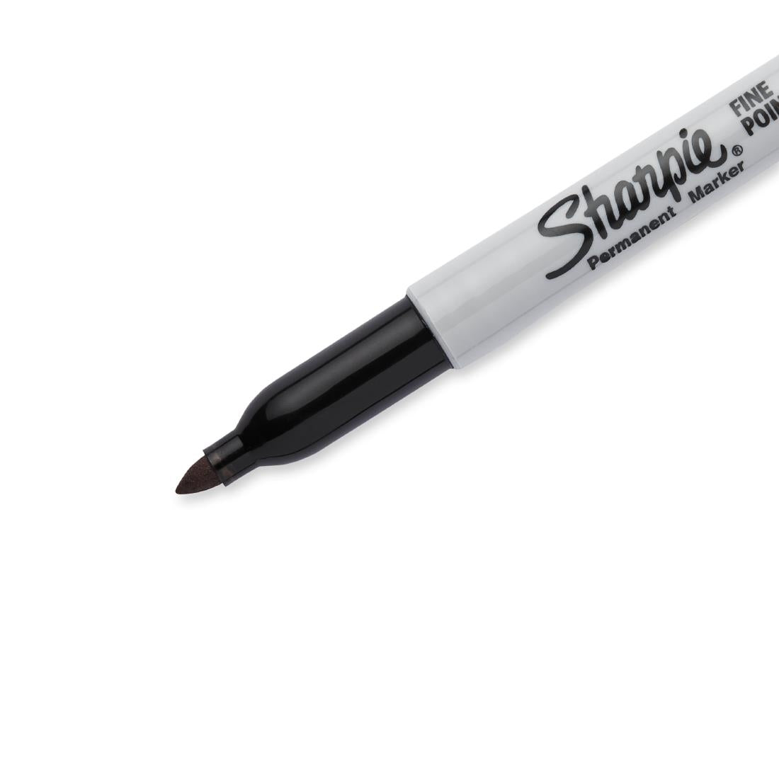 Sharpie Fine Permanent Marker Black (Pack of 12) - DE702 Sharpie