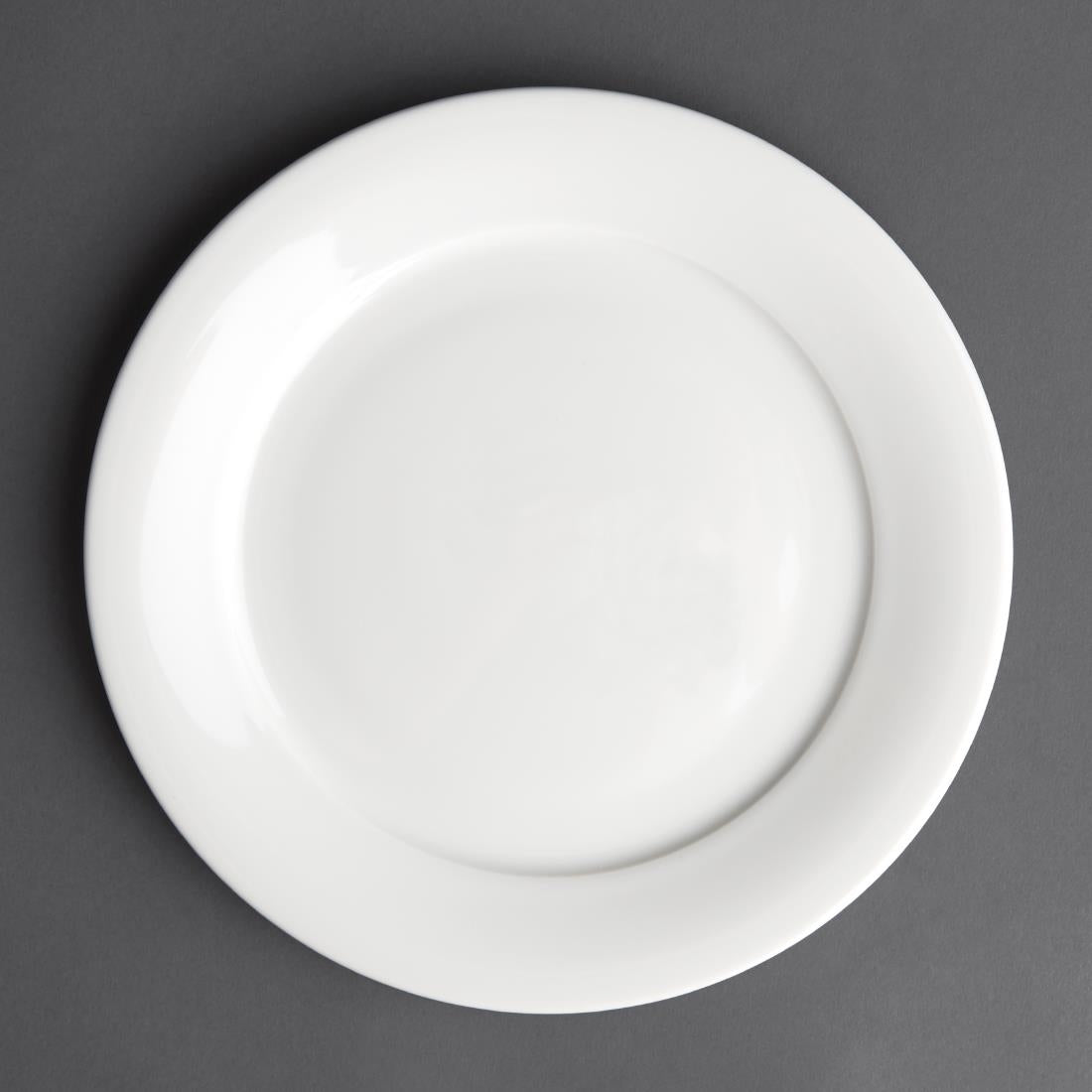 Churchill Art de Cuisine Menu Mid Rimmed Plates 202mm (Pack of 6) - CE755 Plates Churchill
