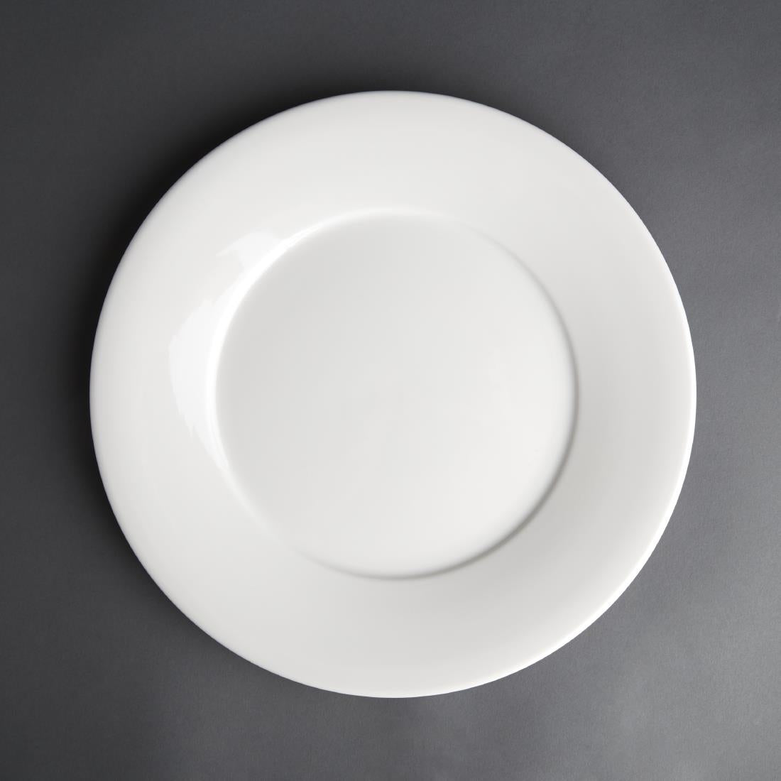 Churchill Art de Cuisine Menu Broad Rim Dinner Plates 305mm (Pack of 6) - CE757 Plates Churchill