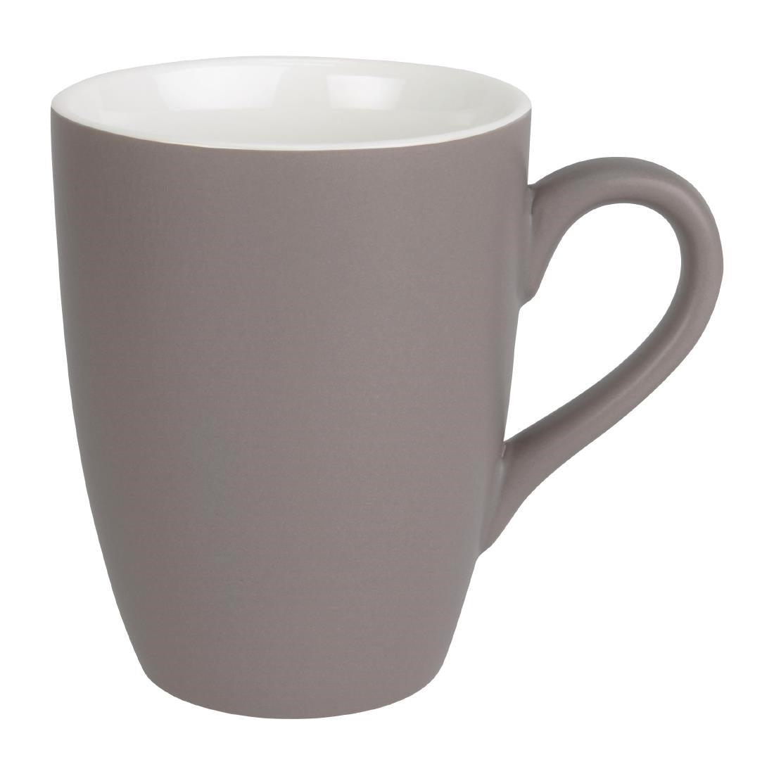 Olympia Matt Pastel Mug Grey 340ml (Pack of 6) - CS041 Olympia Crockery Olympia