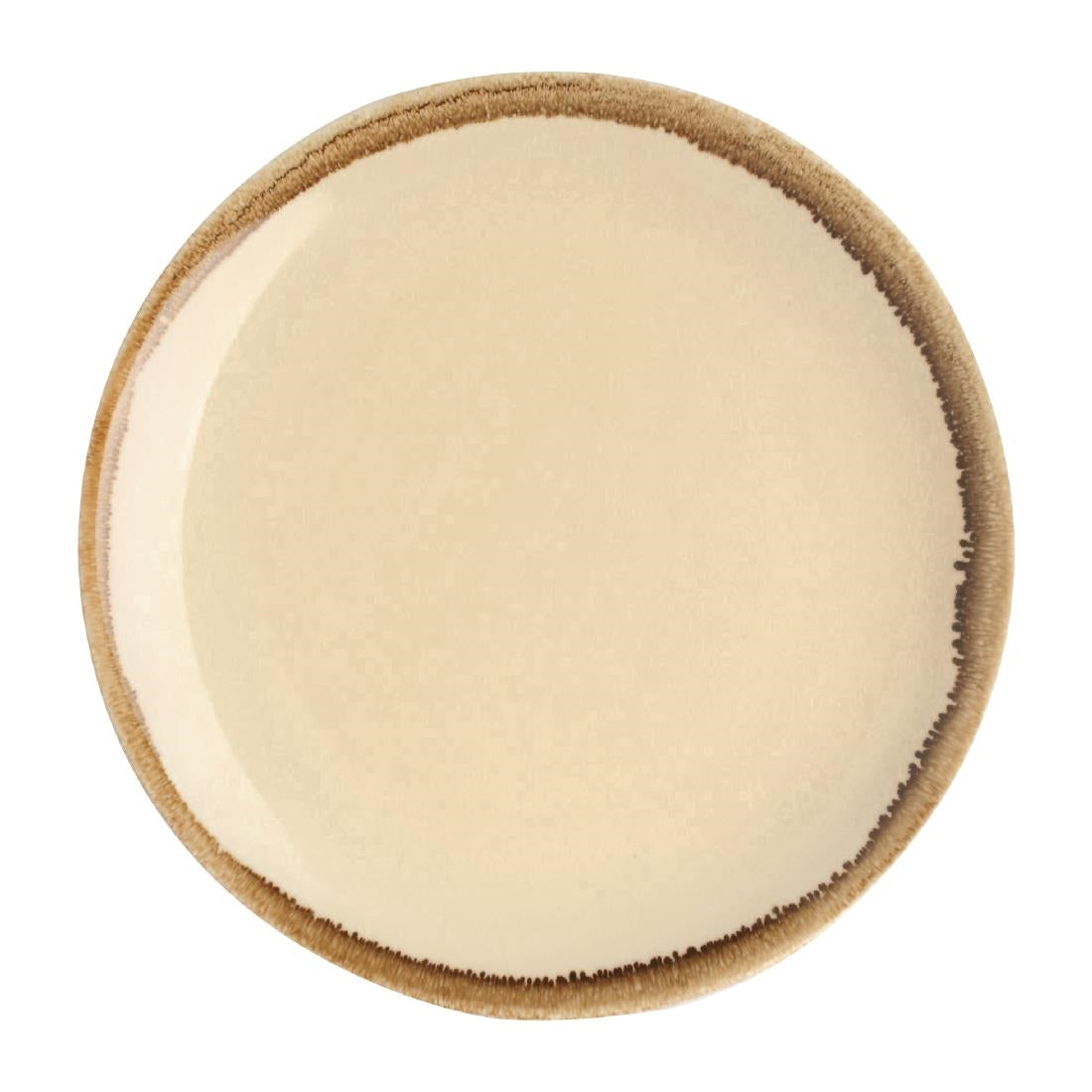 Olympia Kiln Round Coupe Plate Sandstone 230mm (Pack of 6) - SA284 Plates Olympia