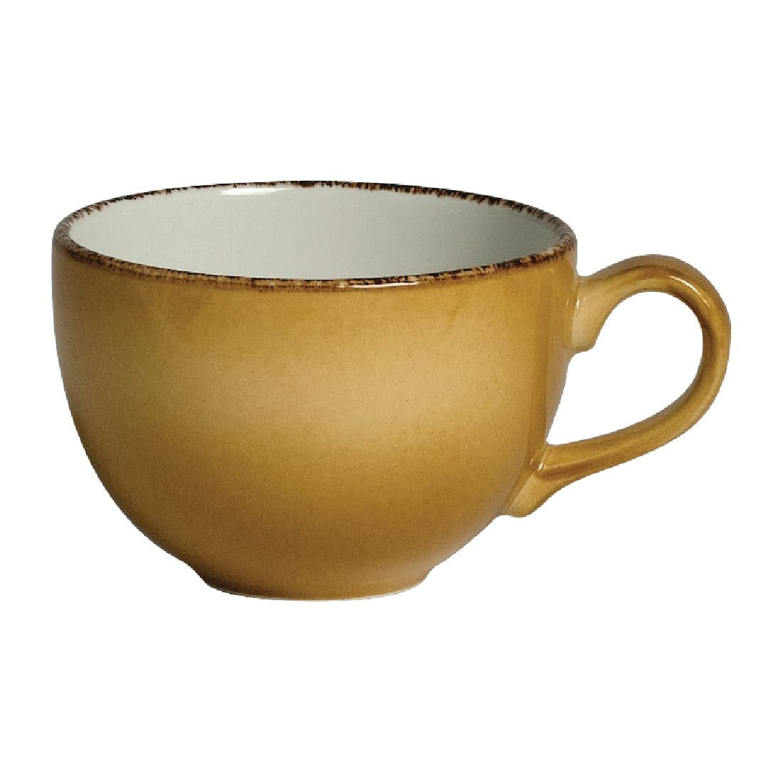 Steelite Terramesa Mustard Empire Low Cups 227ml (Pack of 36) - V7126 Cups and Mugs Steelite