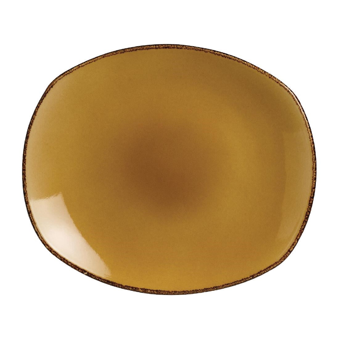 Steelite Terramesa Mustard Spice Plates 255mm (Pack of 24) - V7137 Plates Steelite