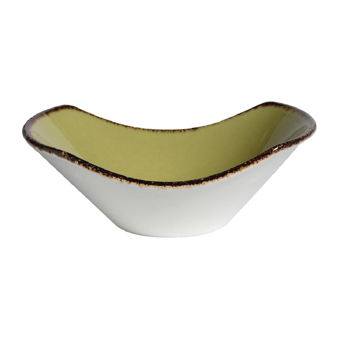 Steelite Terramesa Olive Scoop Bowls 165mm (Pack of 12) - V7156 Bowls Steelite