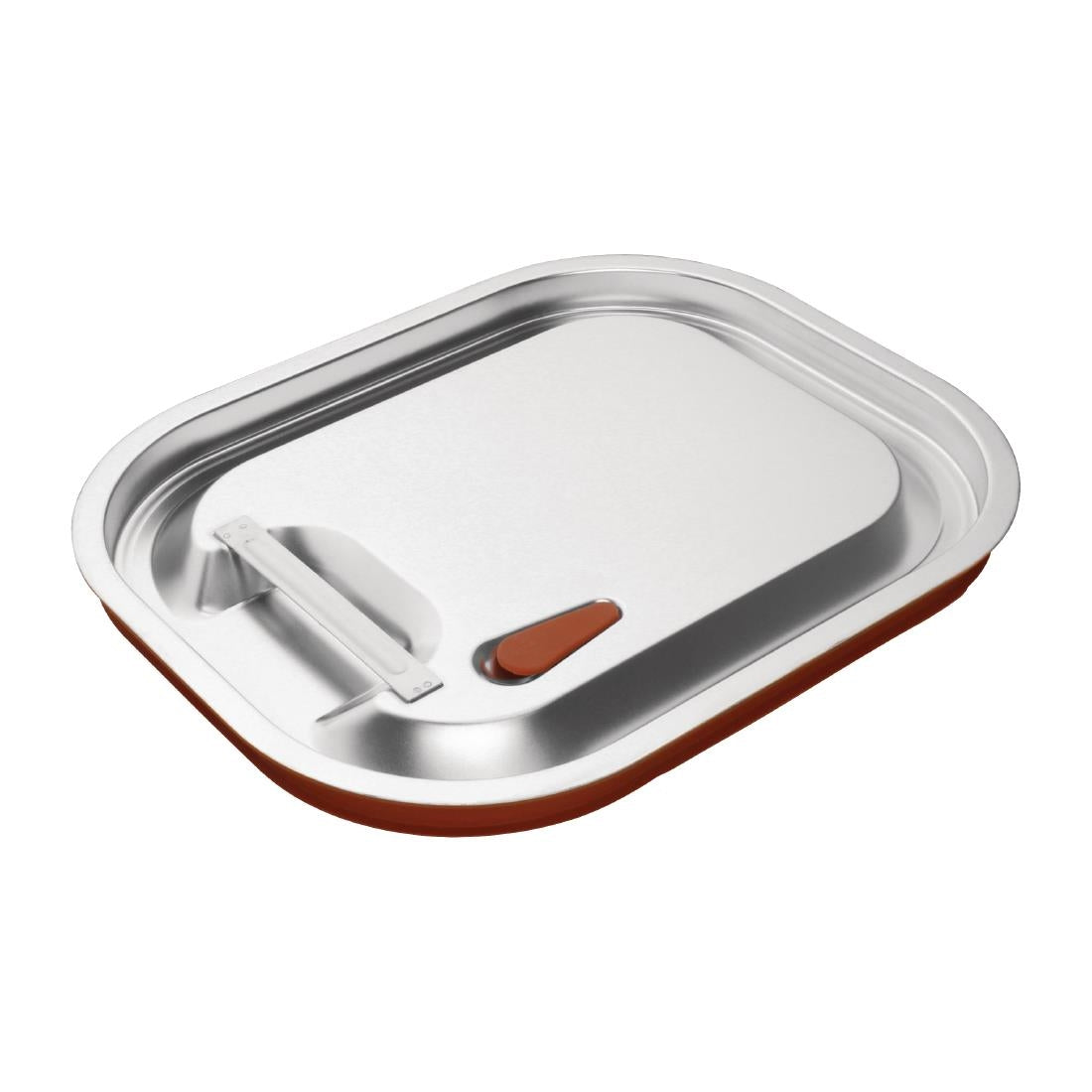 Vogue Stainless Steel and Silicone Sealable 1/2 Gastronorm Lid - CP269 Vogue