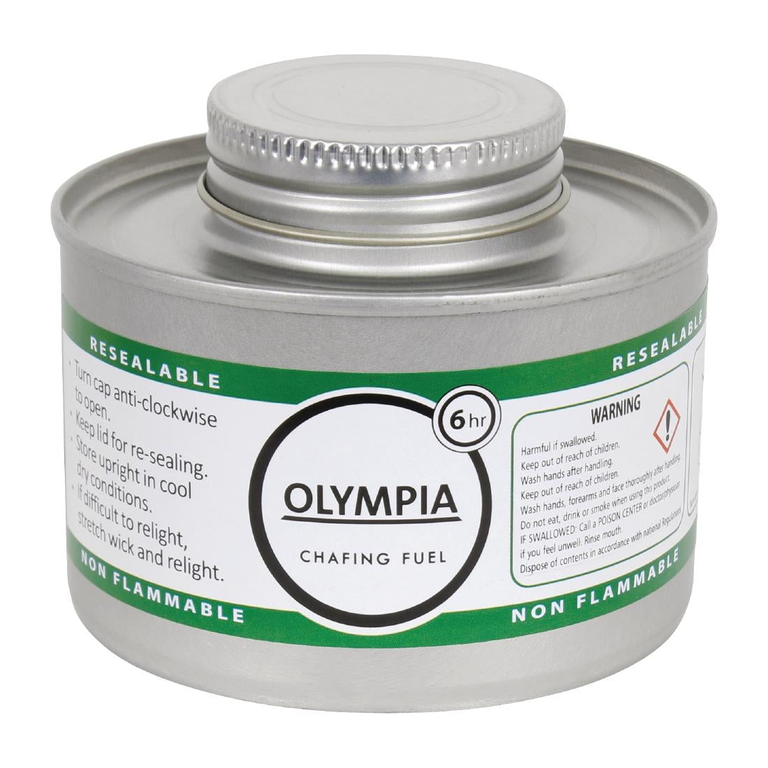 Olympia Liquid Chafing Fuel With Wick 6 Hour (Pack of 12) - CB735 Olympia