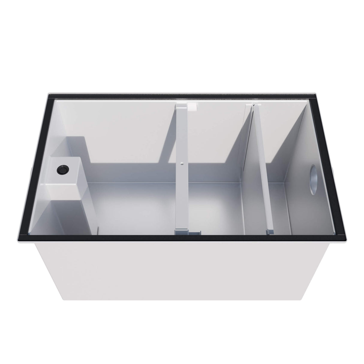 Commercial Grease Trap – 107 Litre Epoxy-Coated Steel | Outdoor & Underground Use | 25KGB - Graded Item Grease Traps / Interceptors - Mild Steel Empire