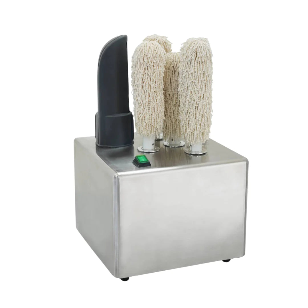 Hamoki Commercial 5-Brush Glass Dryer and Polisher | 301084 Glass Polisher Hamoki