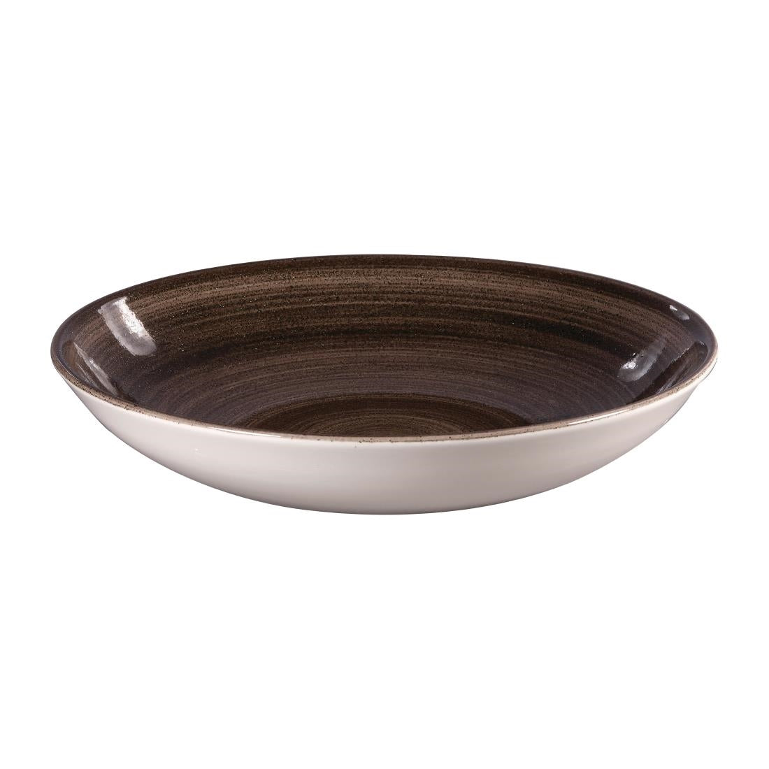 Churchill Stonecast Patina Coupe Bowls Black 248mm (Pack of 12) - DR654 Bowls Churchill