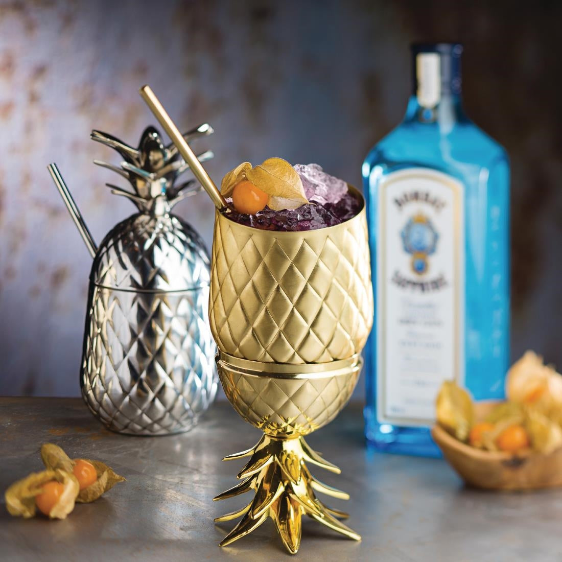 Utopia Hawaii Pineapple Gold 570ml - DA137 Cocktail Glasses Utopia