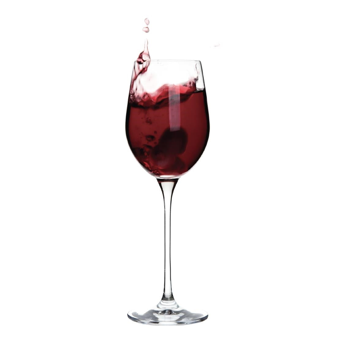 Olympia Campana One Piece Crystal Wine Glasses 380ml (Pack of 6) - CS494 Wine Glasses Olympia
