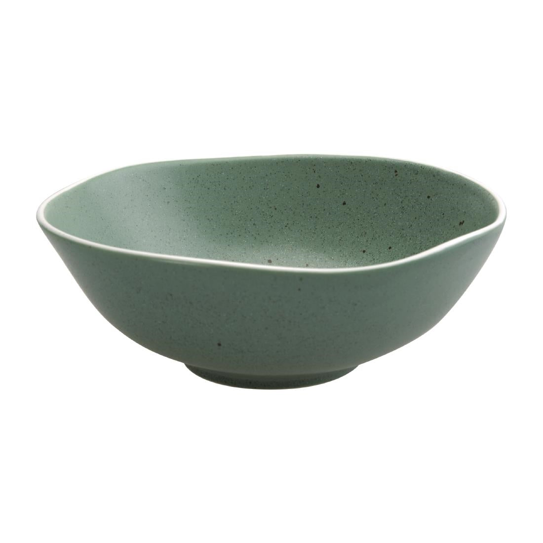 Olympia Chia Deep Bowls Green 210mm (Pack of 6) - DR802 Bowls Olympia