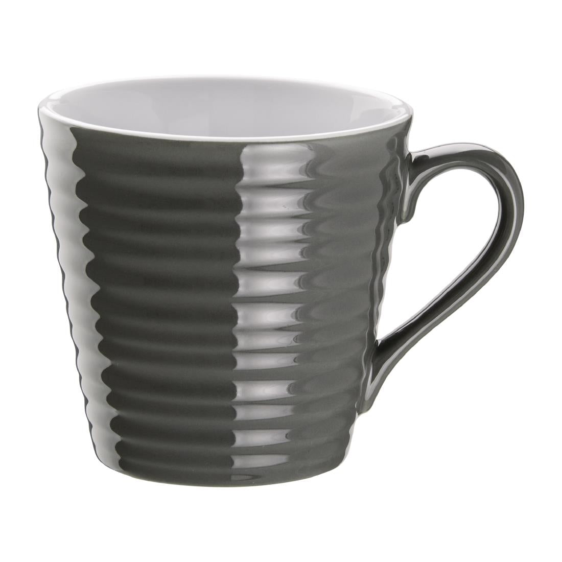 Olympia Cafe Aroma Mug Charcoal - 340ml 11.5fl oz (Box 6) - DH634 Olympia Crockery Olympia